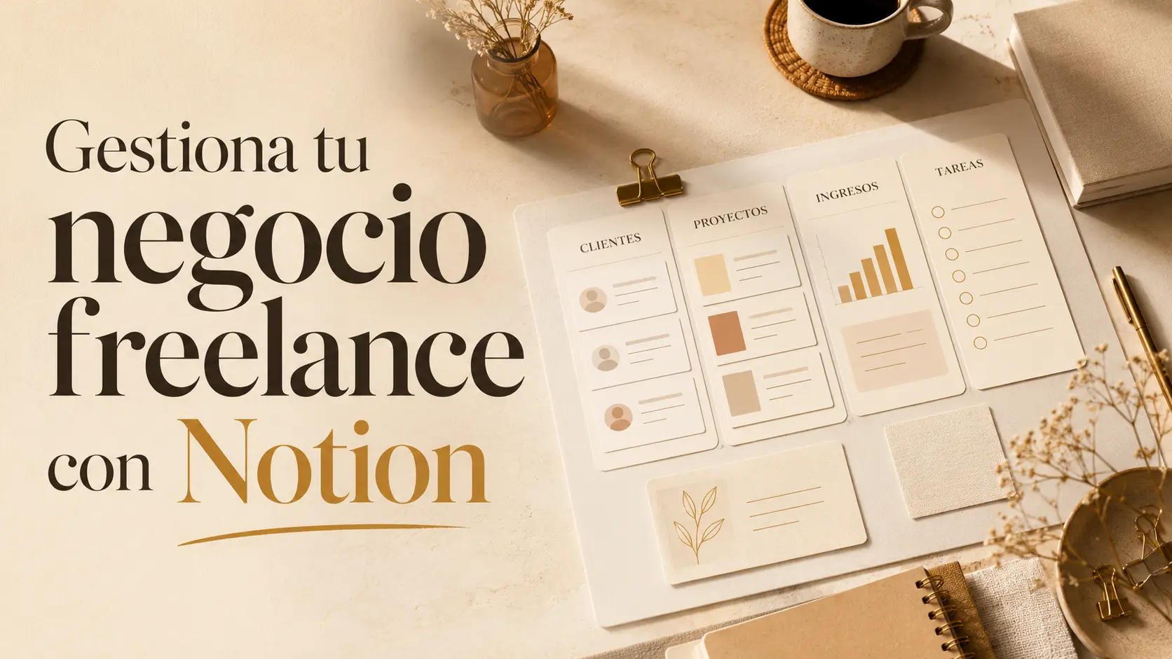 Gestiona tu negocio freelance con Notion